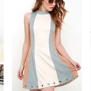 Lulu’s faux suede dress